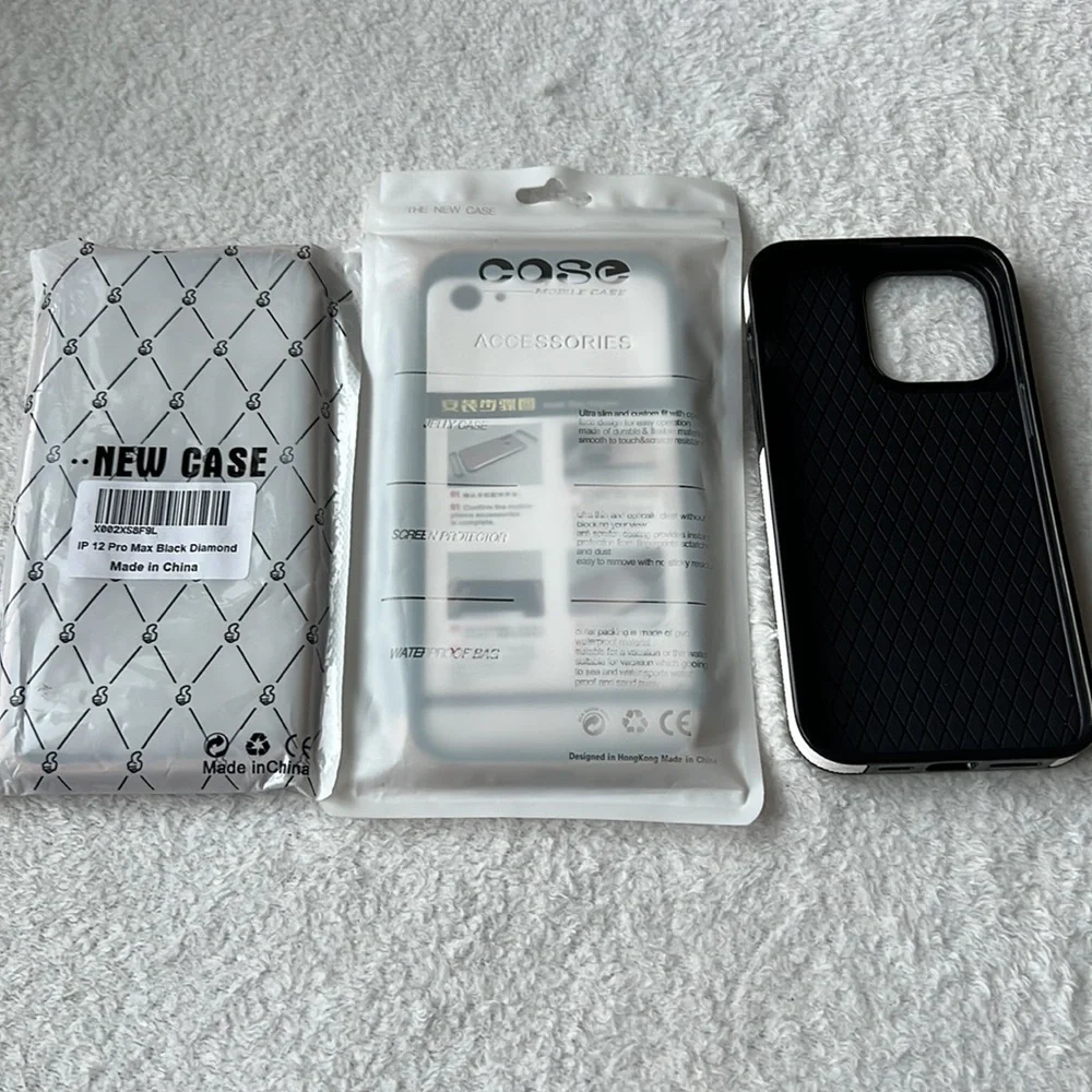 (3) IPhone 12 and 13 Pro Max Cases